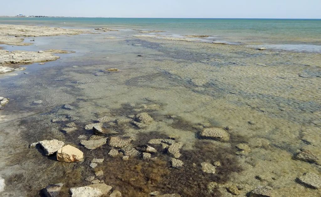 Kaspiy ham qurimoqda: suv sathi rekord darajada tushib ketdi