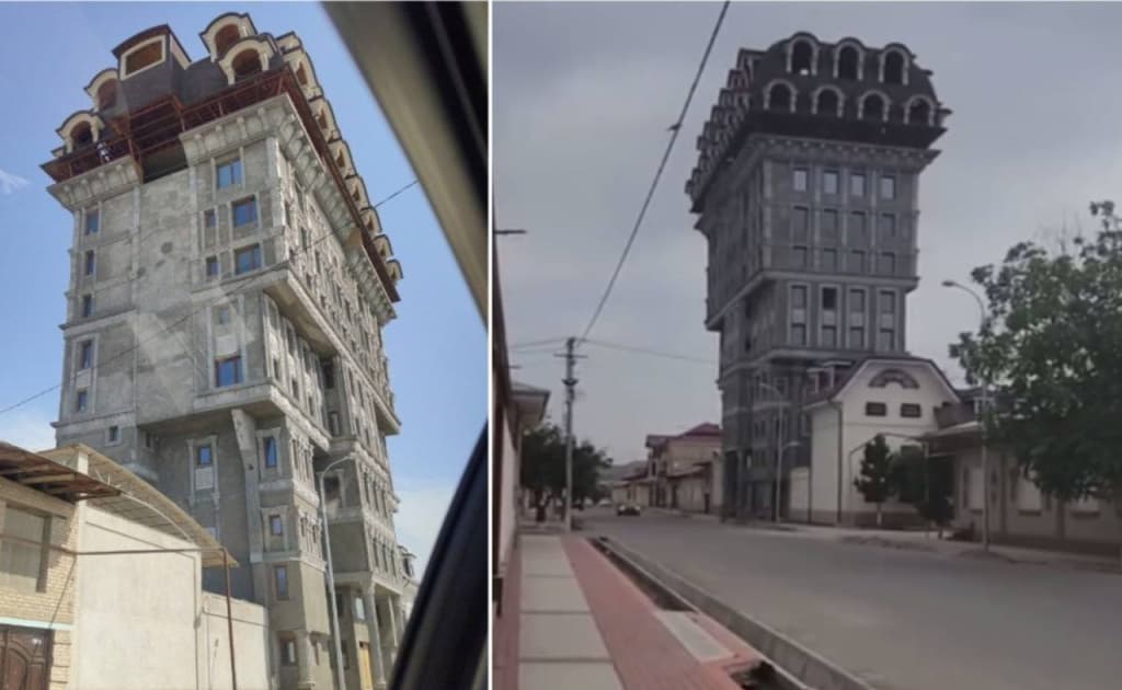 Samarqandning mashhur «qo‘ziqorinsimon uyi» buzilmoqda