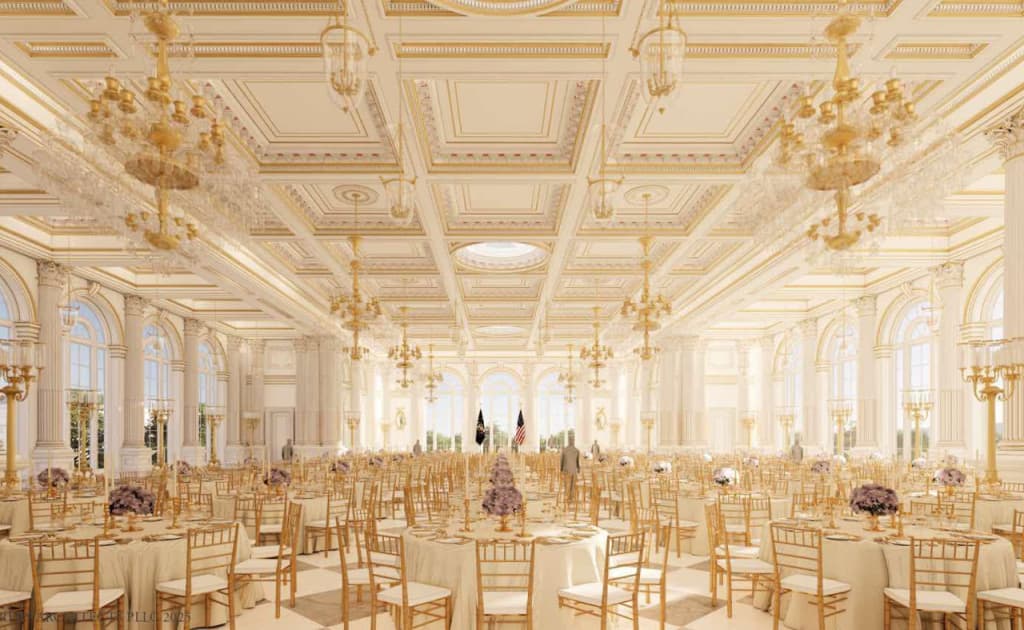 Tramp Oq uy hududida 200 mln dollarlik yangi zal qurishni boshlamoqchi