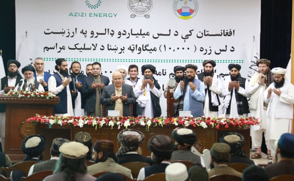 Afg‘onistonda 10 mlrd dollarlik energiya loyihasi: toliblar tarixiy shartnoma imzoladi