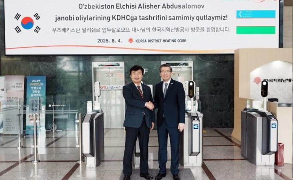 Yangi Toshkent issiqlik tarmog‘i Janubiy Koreya kompaniyasi tomonidan quriladi