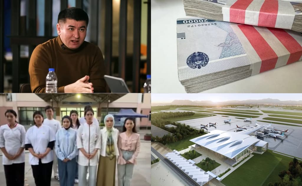 Toshkentning yangi aeroporti, Samarqandda mollar o‘limi va foizsiz qarz — 12 avgust dayjesti