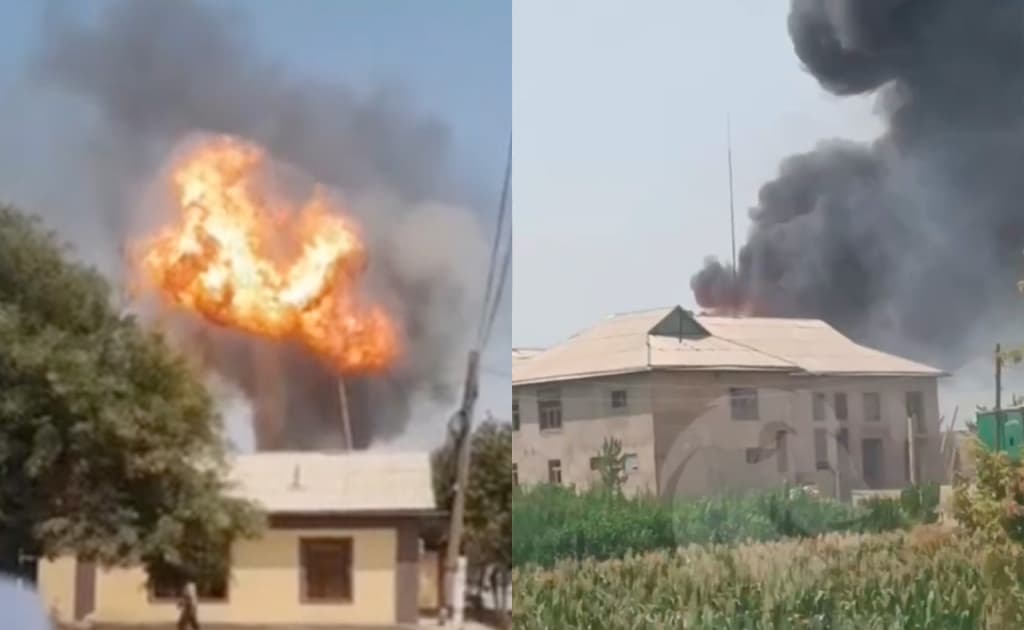 Шўрчидаги газ қуйиш шохобчасида портлаш юз берди