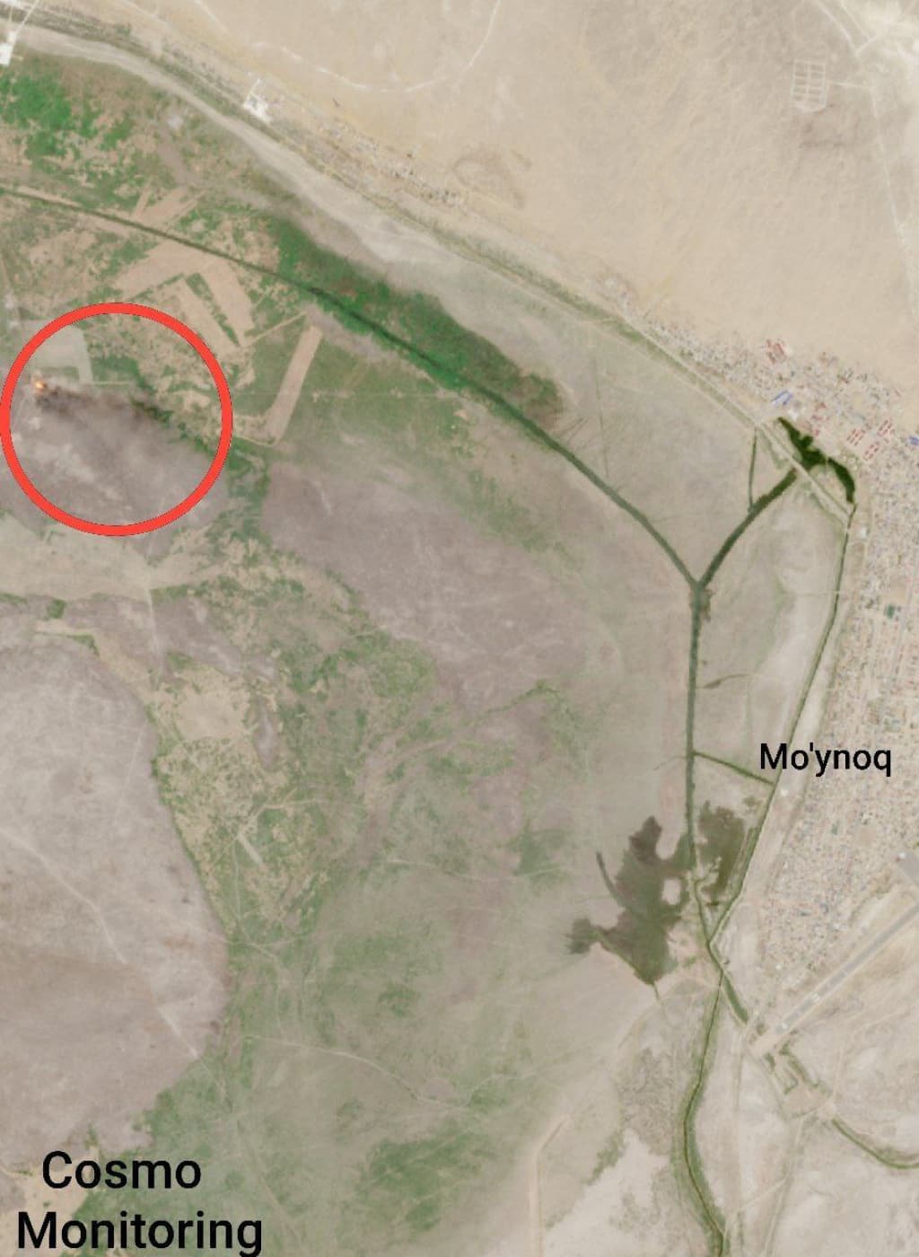 Mo‘ynoqda otilib chiqayotgan va yonayotgan gaz hamon jilovlanmagani ma’lum bo‘ldi