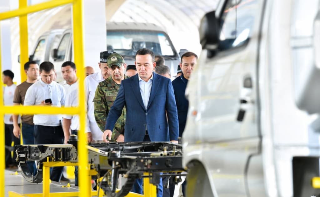 Surxondaryoda yengil yuk avtomobillari ishlab chiqarish yo‘lga qo‘yildi