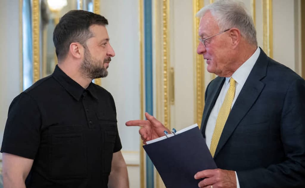 Zelenskiy Trampning maxsus vakiliga: Rossiyani faqat kuch to‘xtatishi mumkin