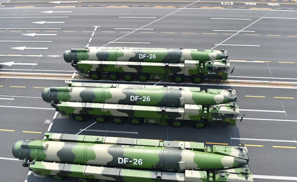 Xitoy yadroviy arsenalni oshirmoqda