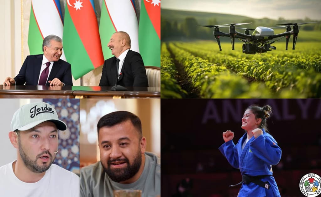 Qonunini buzgan blogerlar, farzandli bo‘lgan Diyora Keldiyorova va o‘zbek neftini o‘zlashtirmoqchi bo‘lgan Ozarbayjon — 22 avgust dayjesti