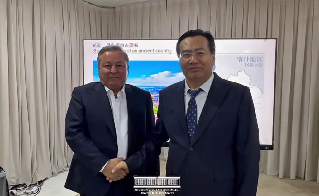 Xitoy kompaniyasi Andijonda yarim milliard dollarlik logistika parki quradi