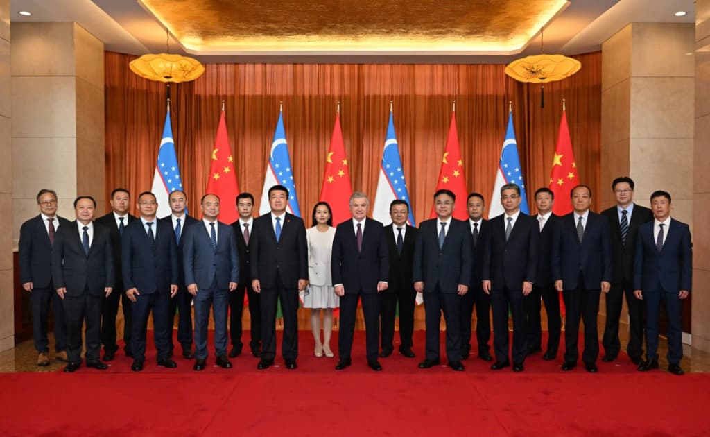 Mirziyoyev Xitoy kompaniyalari rahbarlari bilan uchrashdi