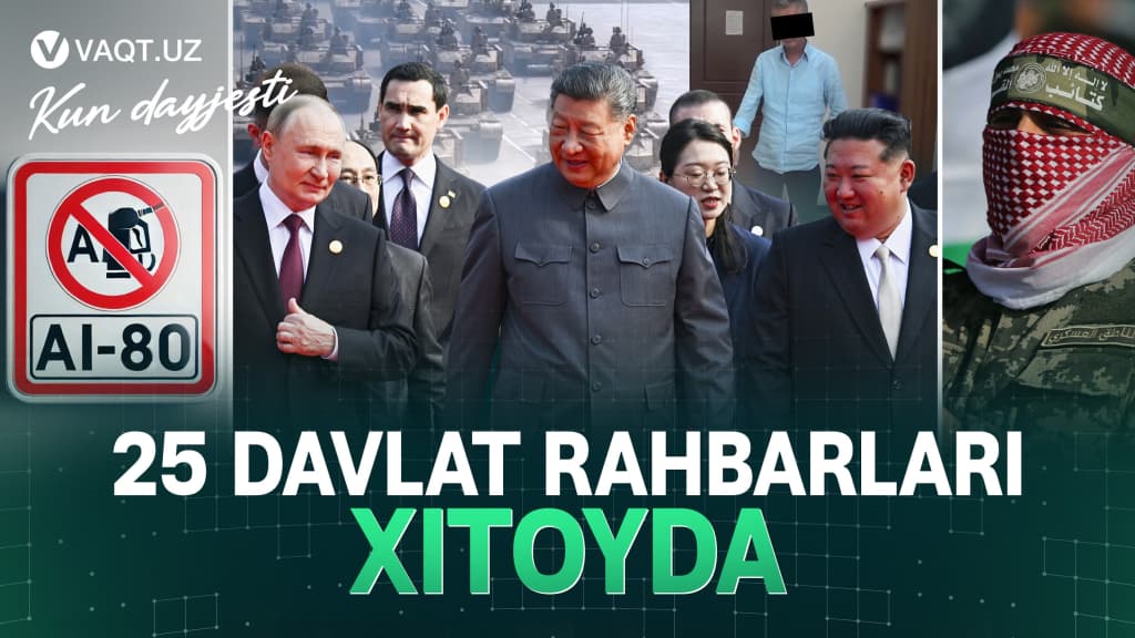 Qudratini ko‘z-ko‘z qilgan Xitoy, pora bilan ushlangan hokim — kunlik dayjest