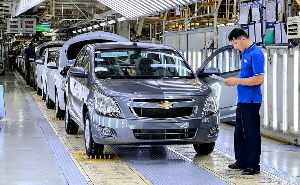 O‘zbekistonda 8 oy davomida eng ko‘p ishlab chiqarilgan avtomobil Cobalt bo‘ldi