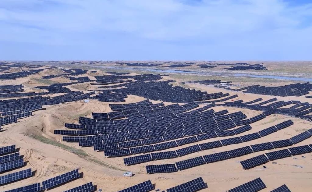 Xitoyning eng yirik quyosh hududi endi shamol va atom energiyasiga yuzlanmoqda