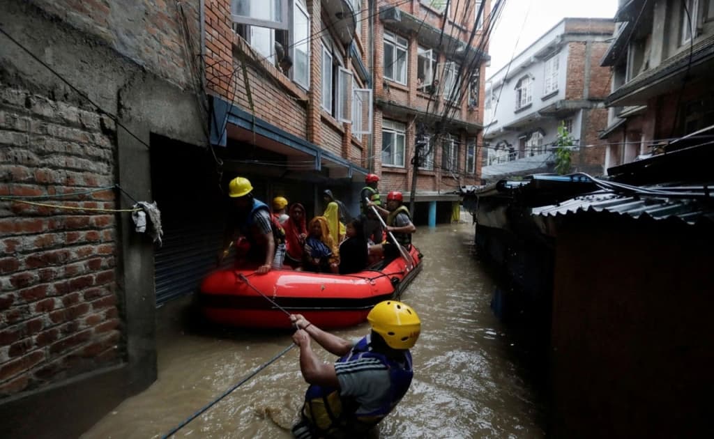 Nepalda kuchli yomg‘ir 44 kishining umriga zomin bo‘ldi