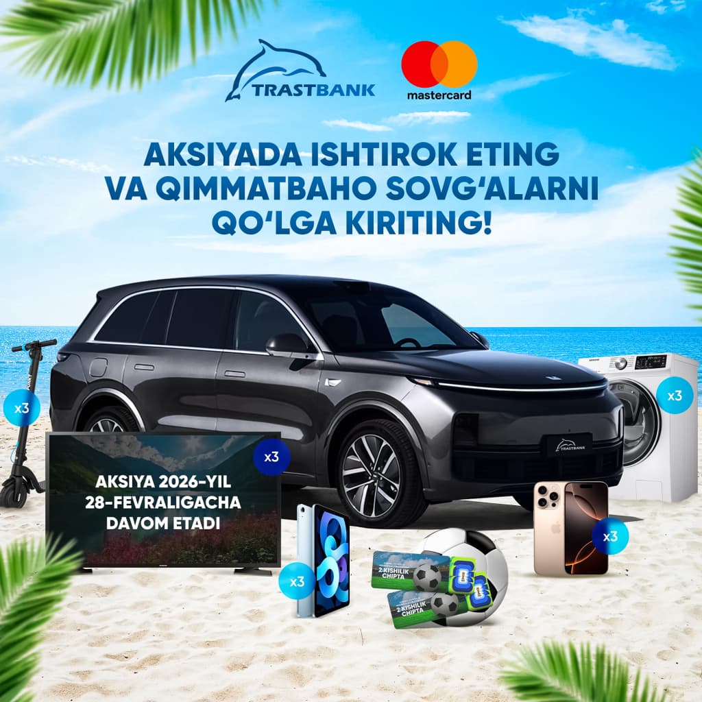 “Lixiang Li7” avtomobili, futbol bo‘yicha jahon chempionatiga yo‘llanma va ko‘plab qimmatbaho sovg‘alarga ega bo‘lishni istaysizmi?