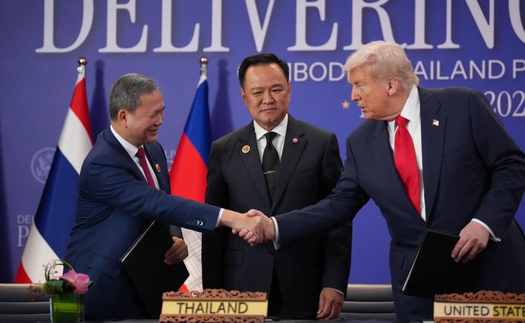 Kambodja va Tailand Tramp huzurida tinchlik kelishuvini imzoladi