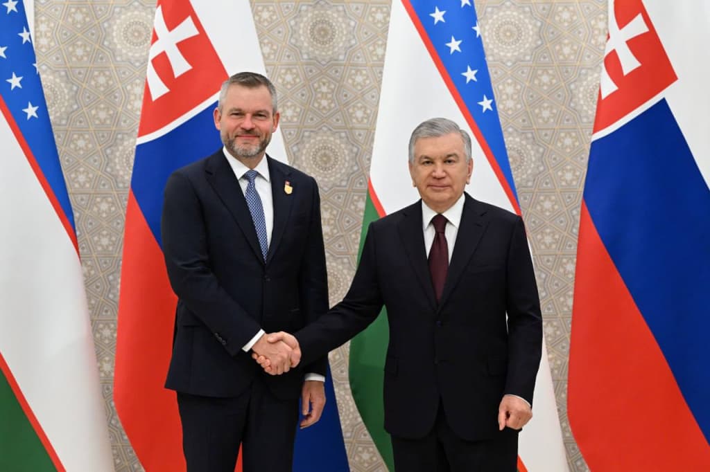 Samarqandda Shavkat Mirziyoyev va Slovakiya prezidenti muzokara o‘tkazdi