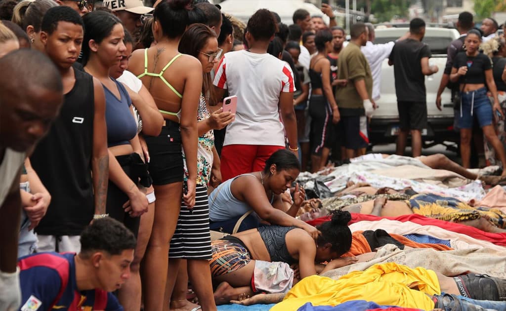 Riodagi politsiya reydida 130 dan ortiq kishi halok bo‘ldi