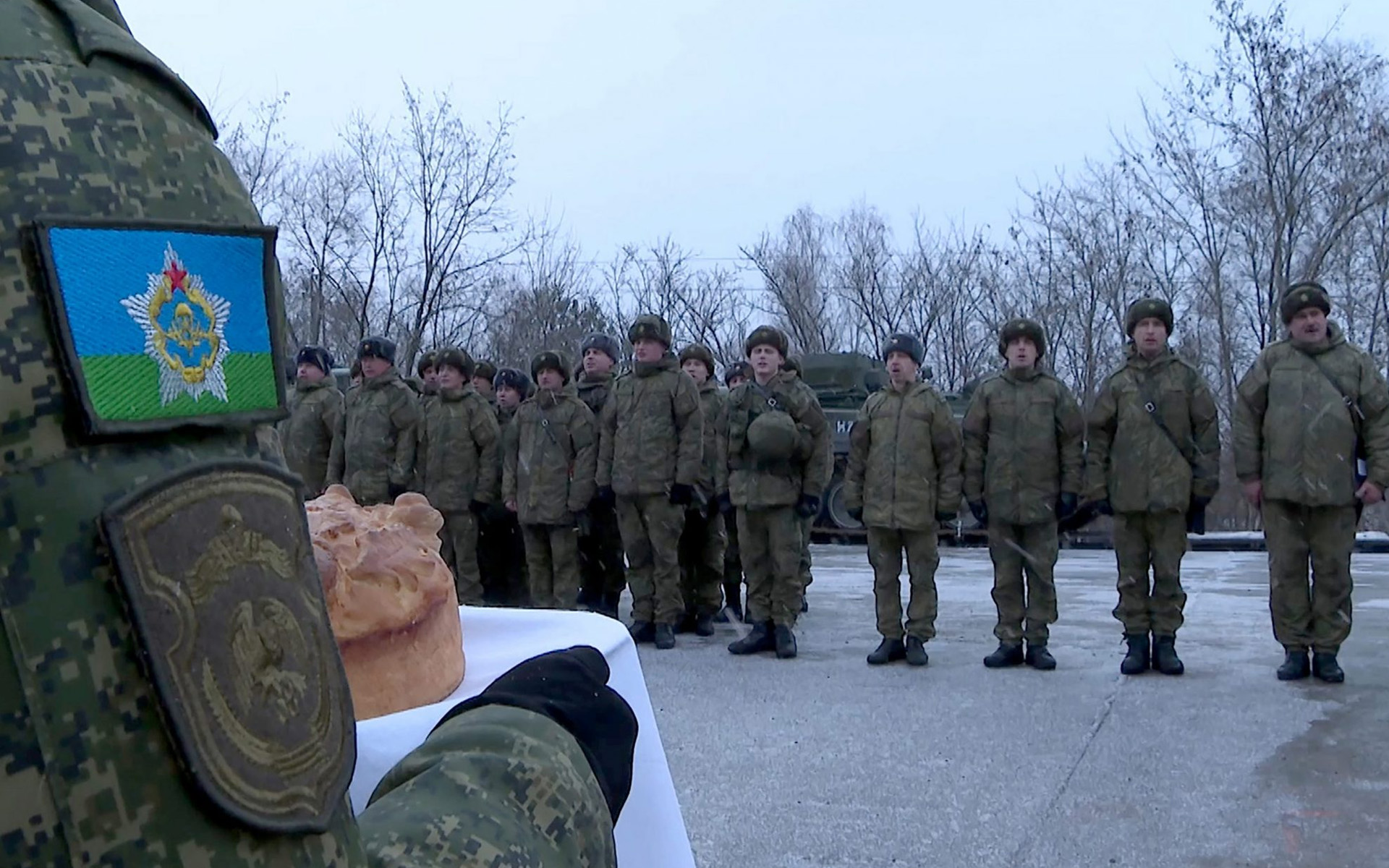 Russian troops