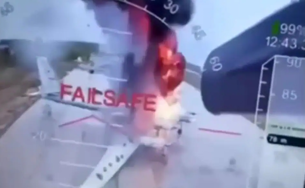 Drone attack
