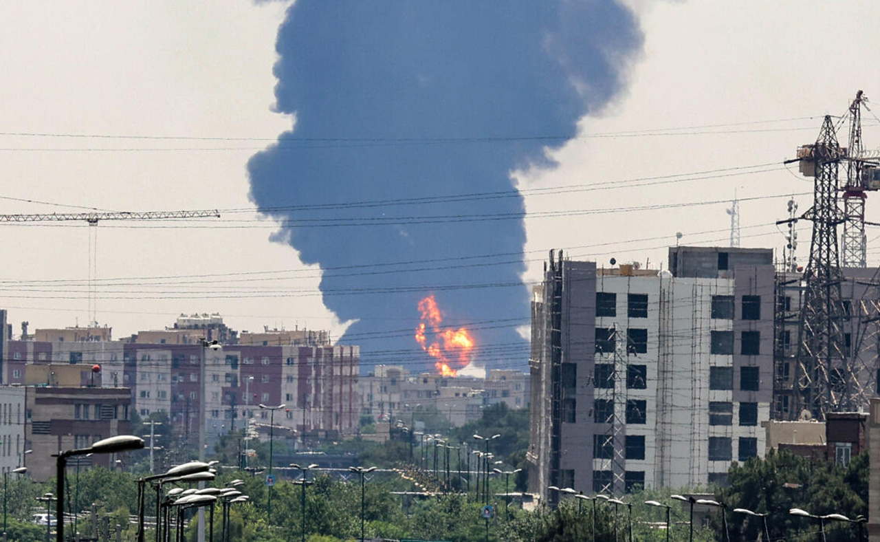 Tehran under fire