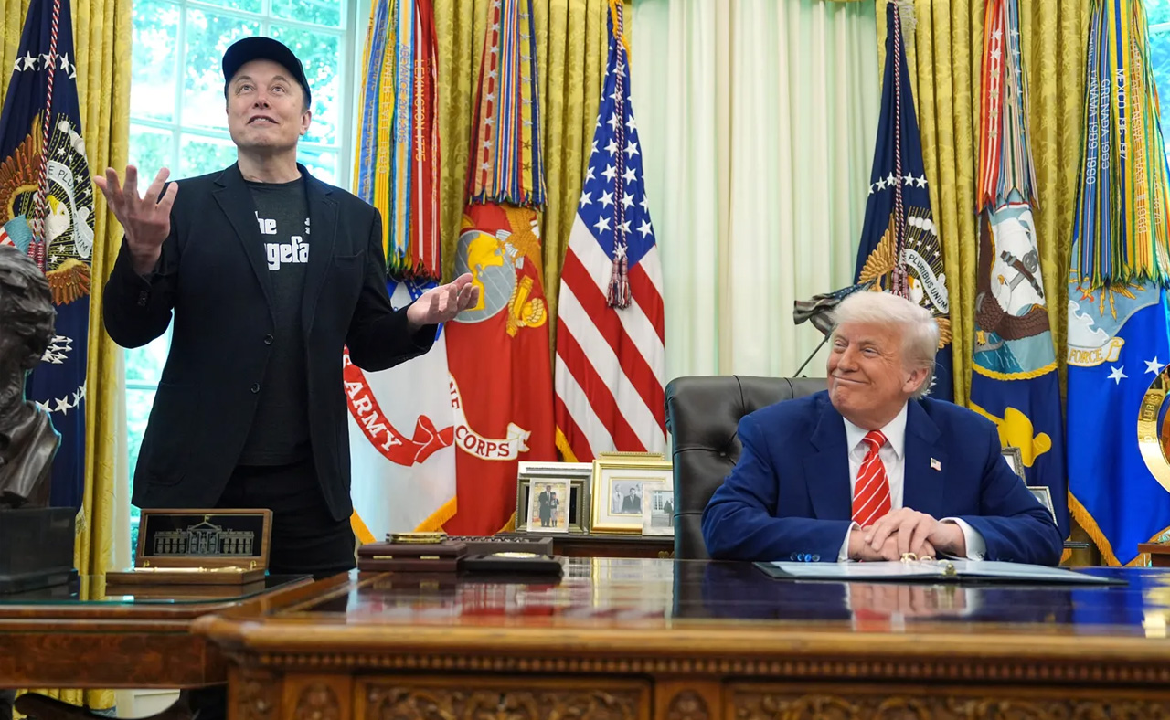 Trump musk1