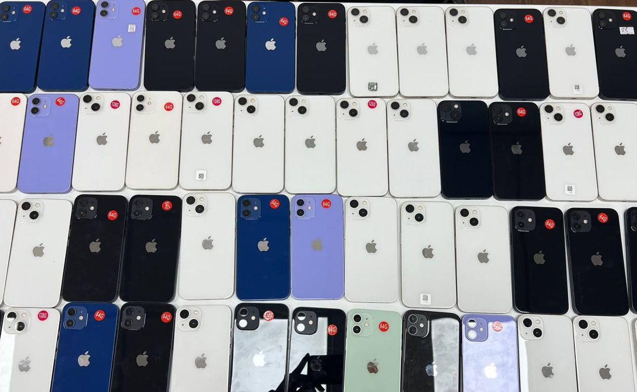 Yashirincha olib kirilmoqchi bo'lgan telefonlar