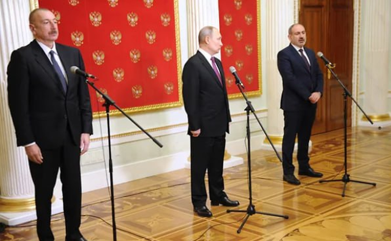 Aliev pashinyan putin