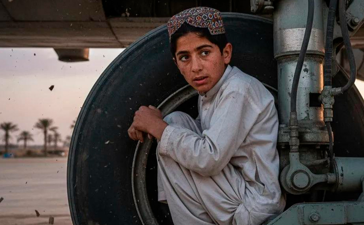 Airplane afghan teen 13