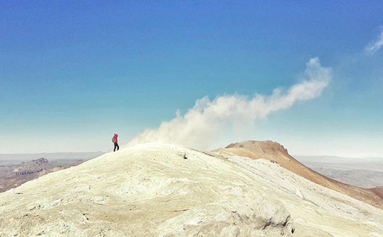 Volcano taftan